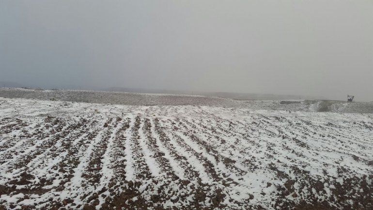 Nevó en Cerro Dragón y siguen las bajas temperaturas