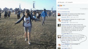 aparecio el joven que buscaba la chica enamorada en el recital del indio