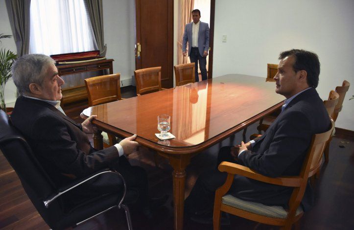 El gobernador recibió en su despacho a Gustavo Mac Karthy