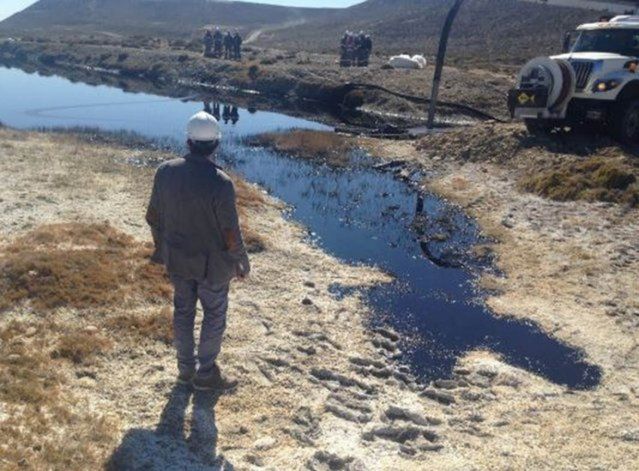 Un derrame de 192 metros cúbicos de petróleo afectó a Cerro Dragón